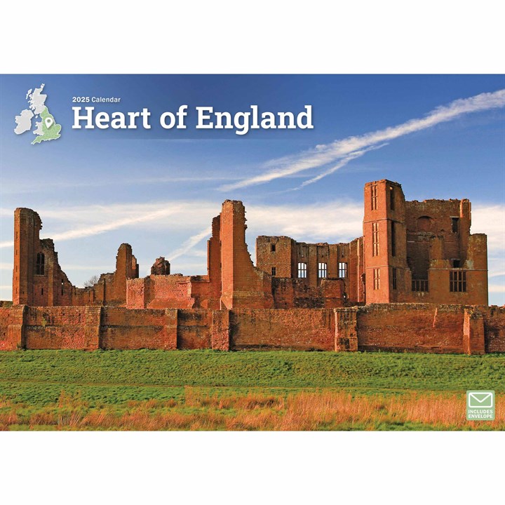 Heart Of England A4 Calendar 2025