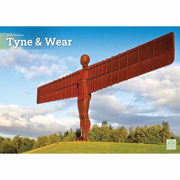 Tyne & Wear A4 Calendar 2025