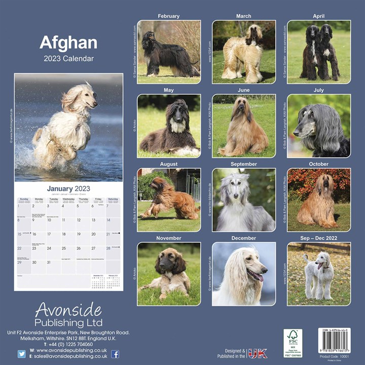 Afghan Calendar 2023