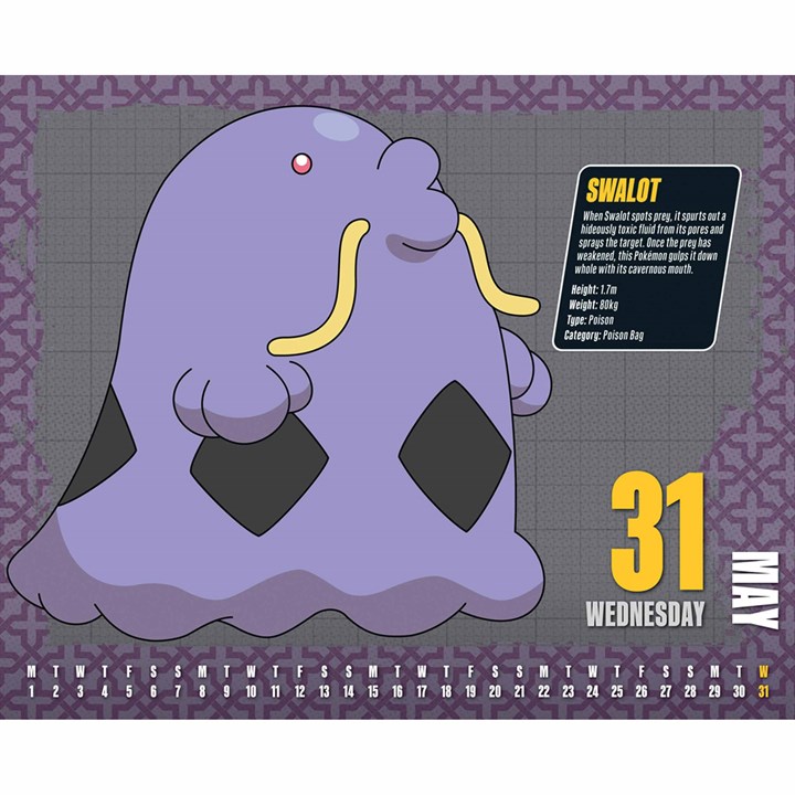 Pokemon Official Desk Calendar 2023