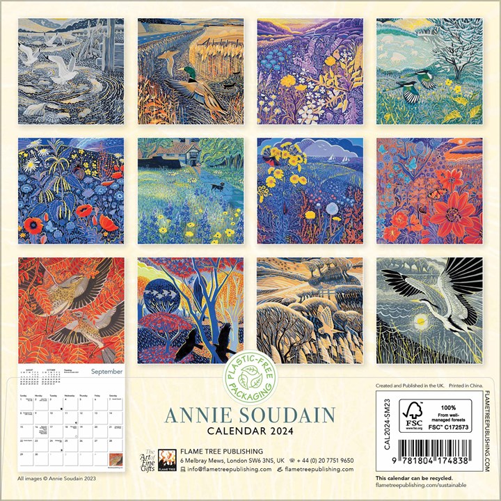 Annie Soudain Mini Calendar 2024