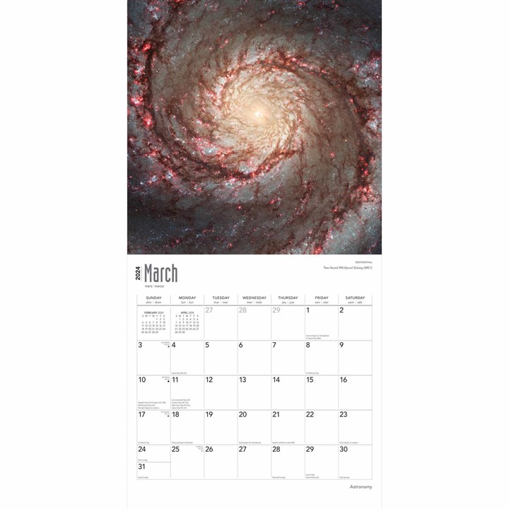 Astronomy Calendar 2024 Printable 2024 CALENDAR PRINTABLE