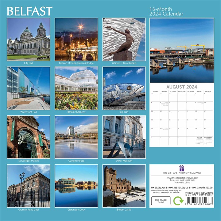 Belfast Calendar 2024