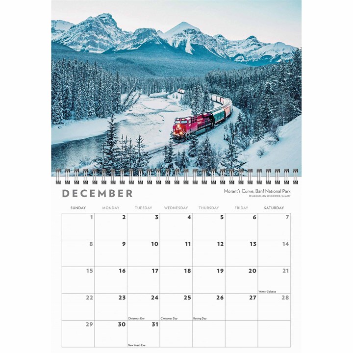 Canadian Rockies Mini Calendar 2024