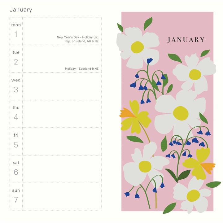 Caroline Gardner, Meadow Slim Diary 2024