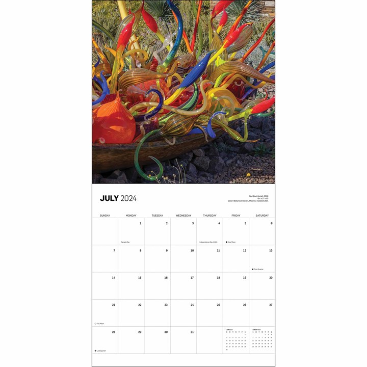 Chihuly Calendar 2024