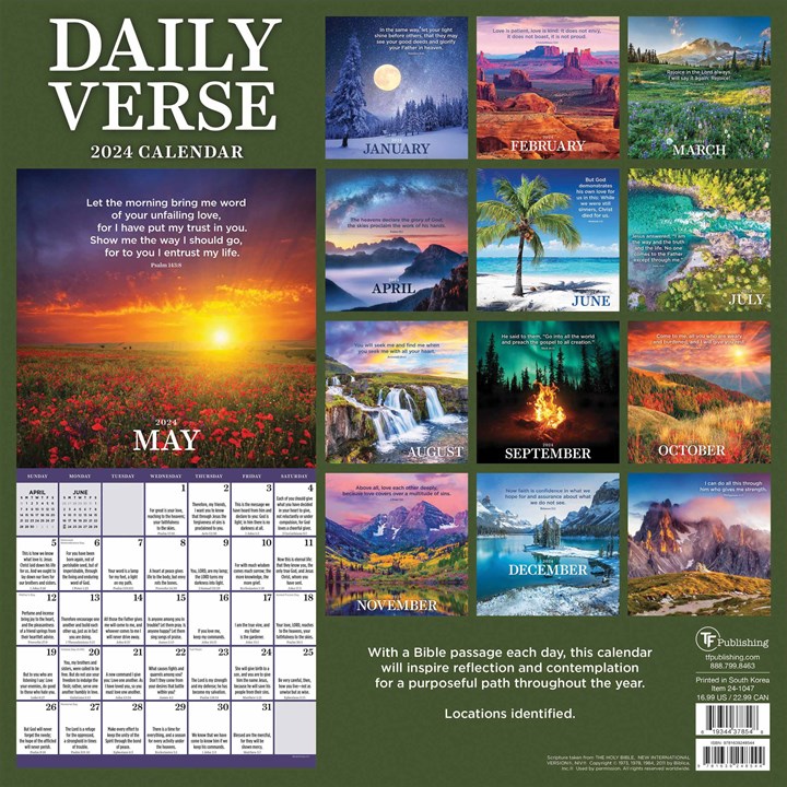 Daily Verse Calendar 2024