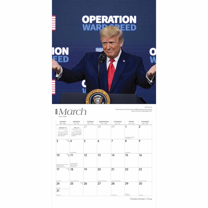 Donald Trump Calendar 2024