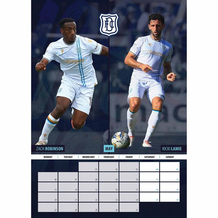 Dundee FC A3 Calendar 2024