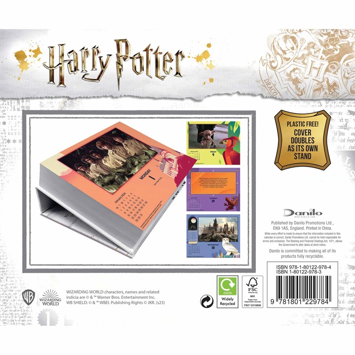 Harry Potter Official Desk Calendar 2024