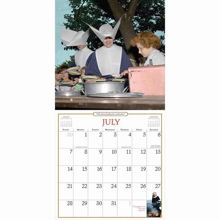 Nuns Having Fun Calendar 2024
