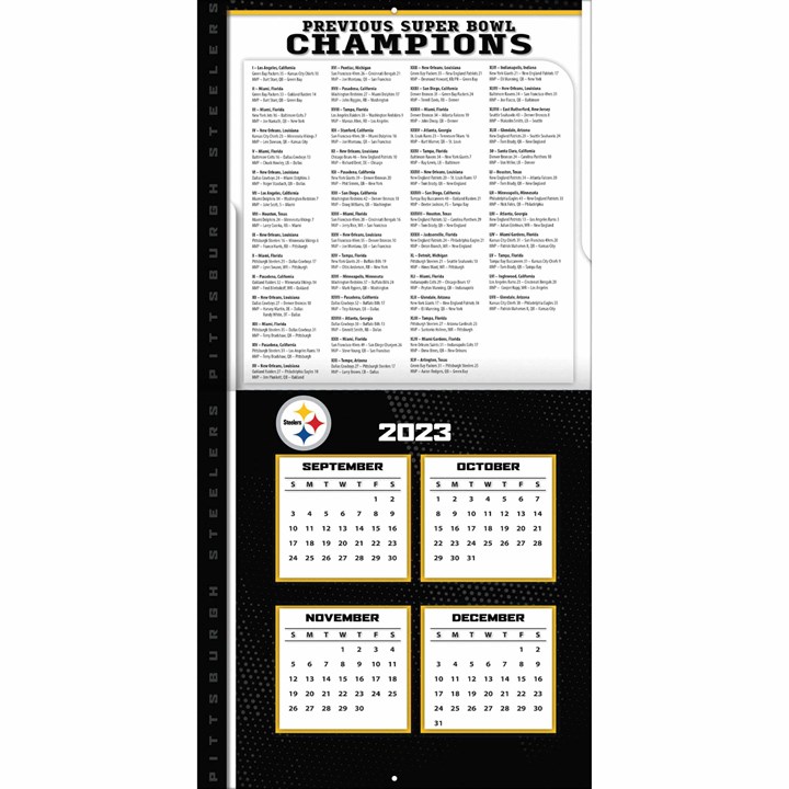 Steelers Calendario 2024 Dasha Emmalee