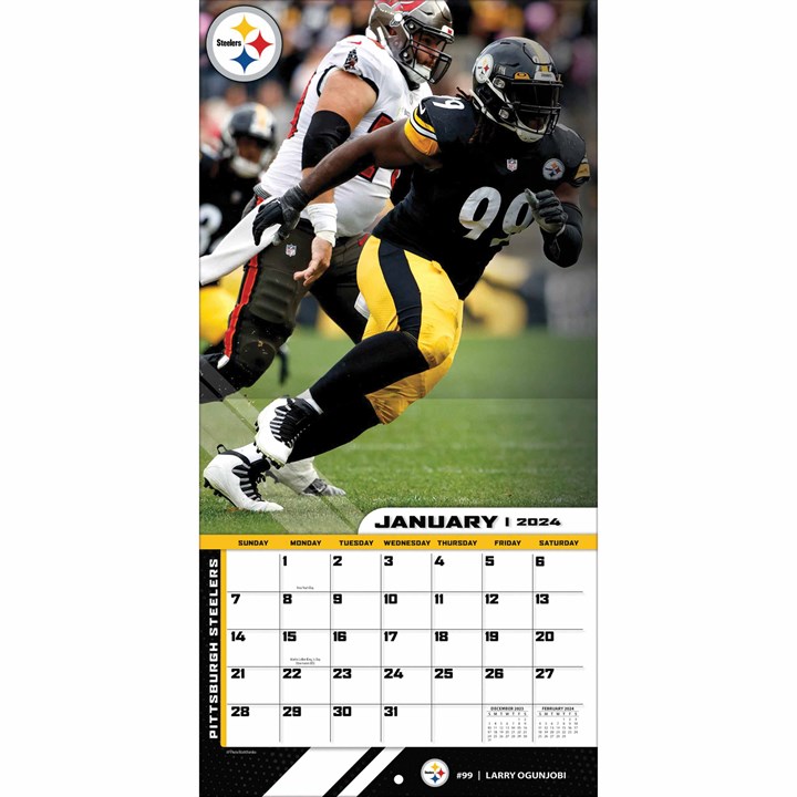 Pittsburgh Steelers NFL Calendar 2024