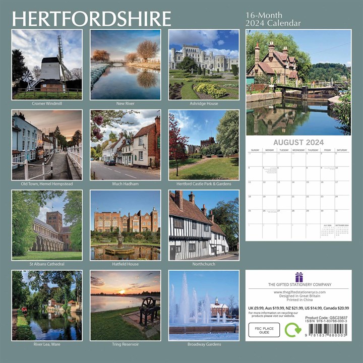 Hertfordshire Calendar 2024