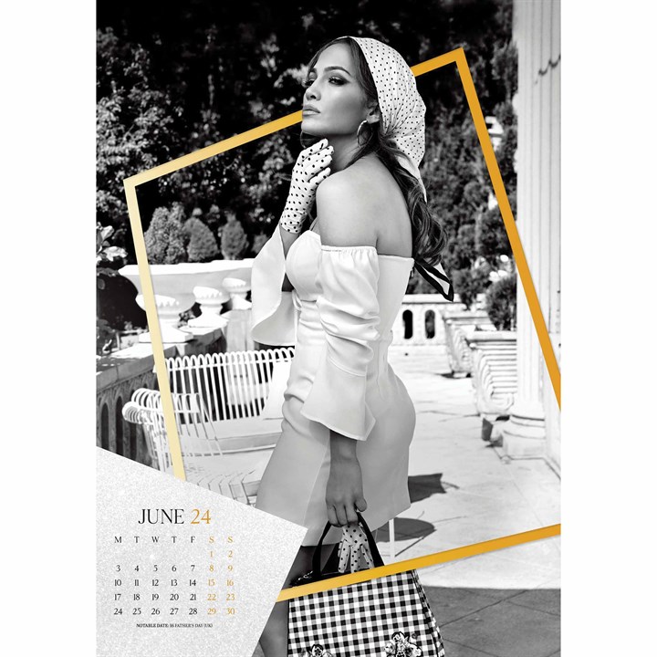 Jennifer Lopez A3 Calendar 2024