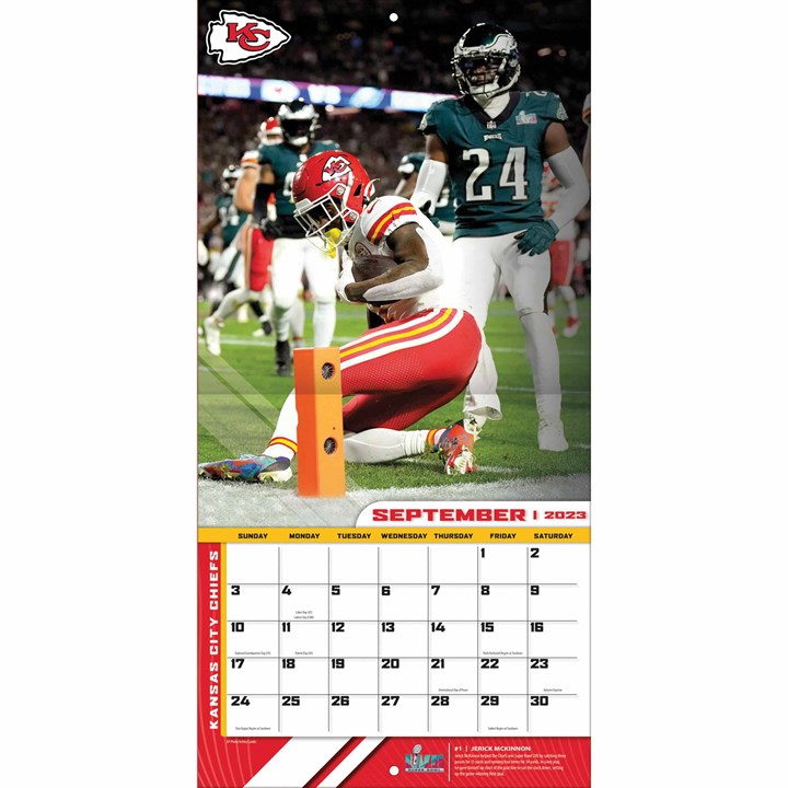 Kansas City Chiefs NFL Calendar 2024