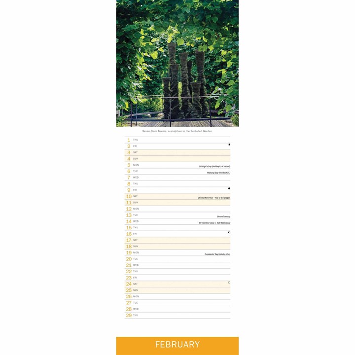 Royal Botanic Gardens, Kew In Colour Slim Calendar 2024