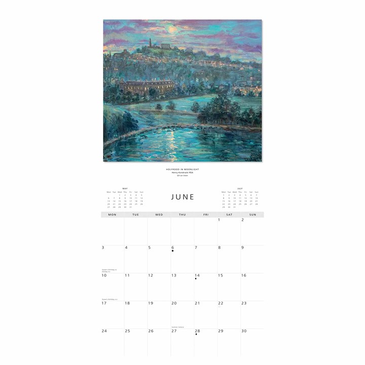 Colin Baxter, Scottish Artists Calendar 2024
