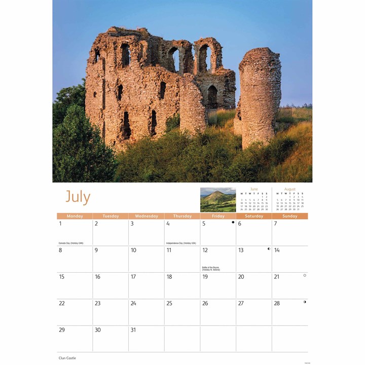 Shropshire Hills A4 Calendar 2024