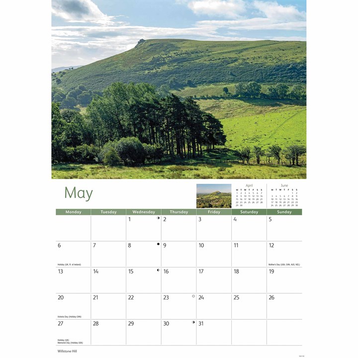 Shropshire Hills A4 Calendar 2024