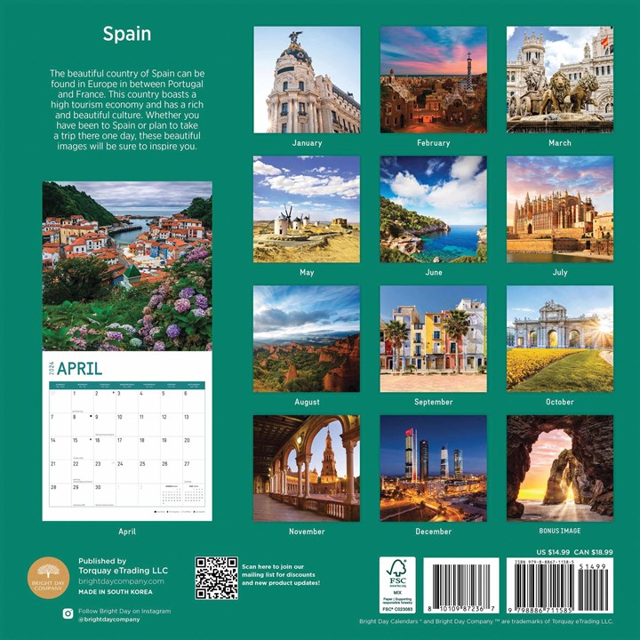 Spain Calendar 2024