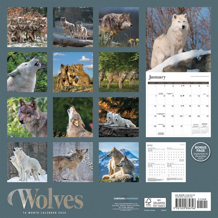 Wolf Creek Calendar 2025 Tabbi Faustina