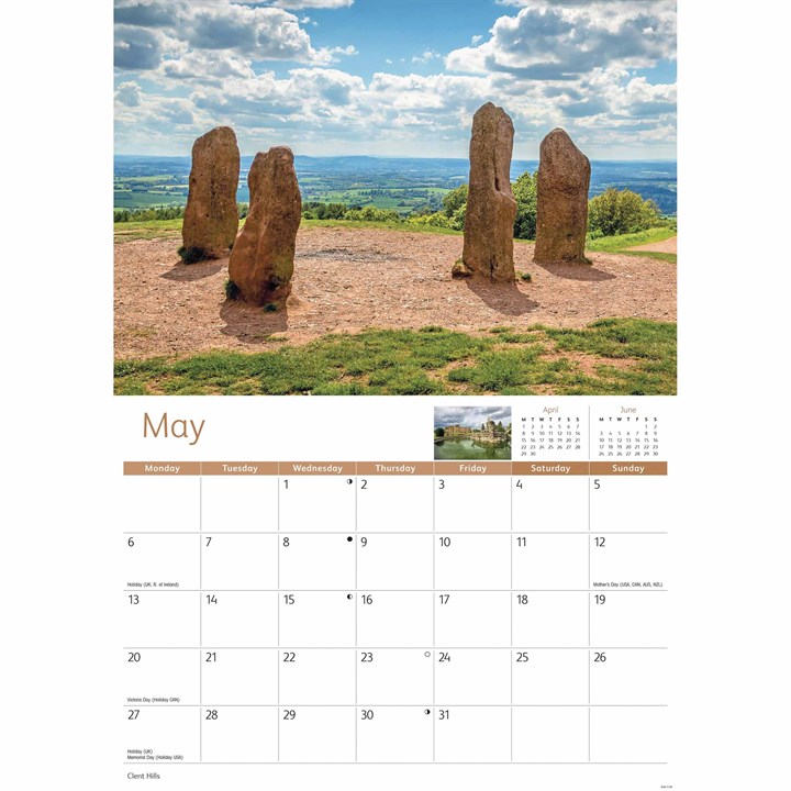 Worcestershire A4 Calendar 2024