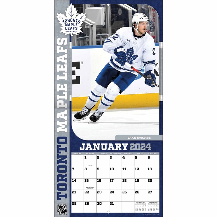 Toronto Maple Leafs NHL Calendar 2024