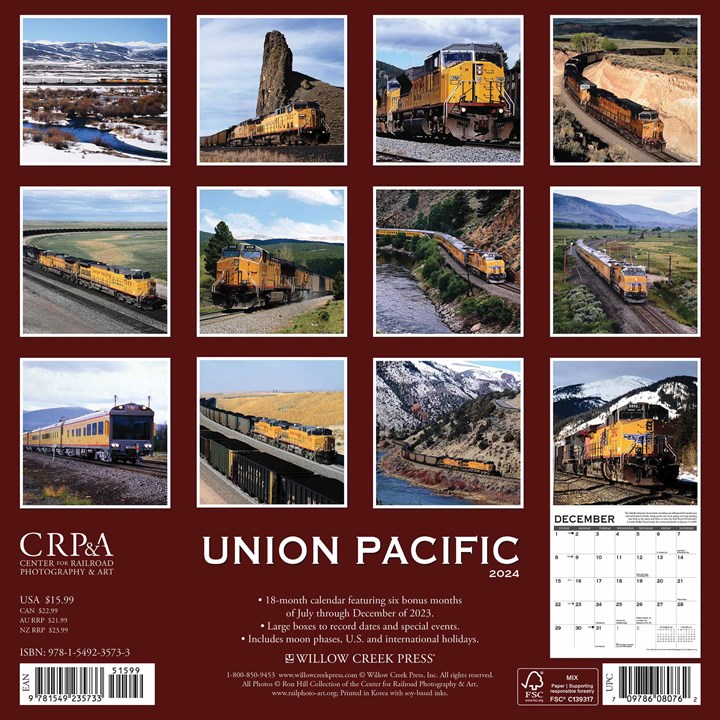 Union Pacific Calendar 2024