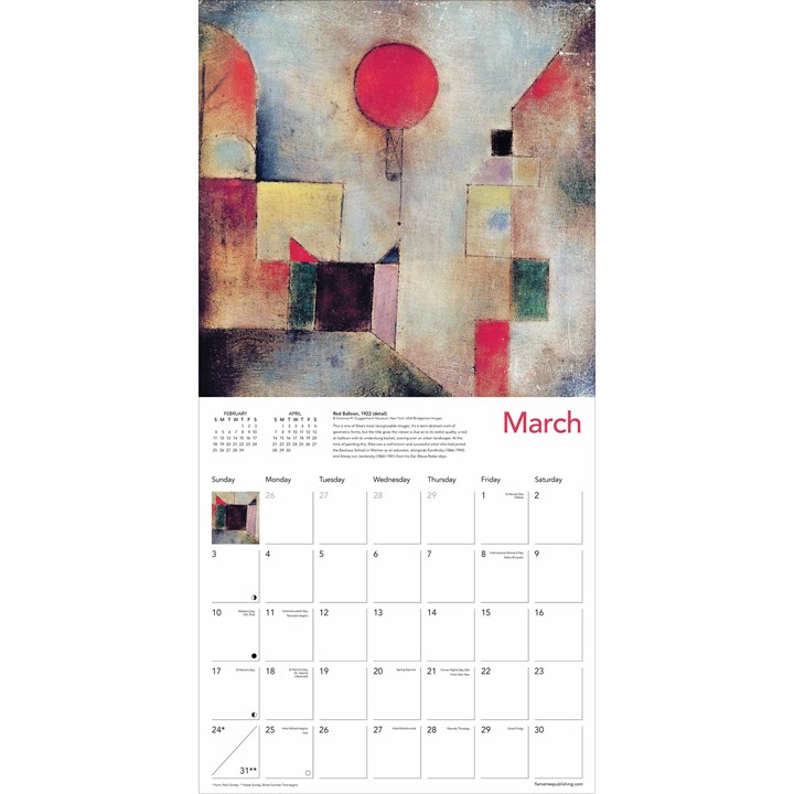 Paul Klee Calendar 2024