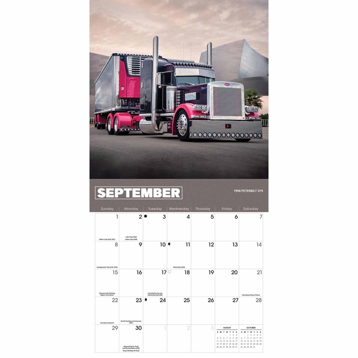 Trucks Calendar 2024