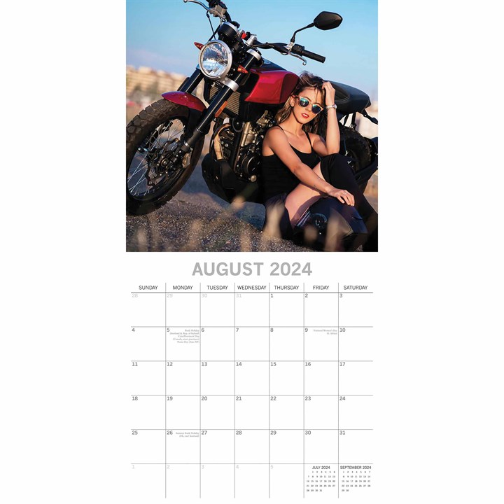 Biker Babes Calendar 2024