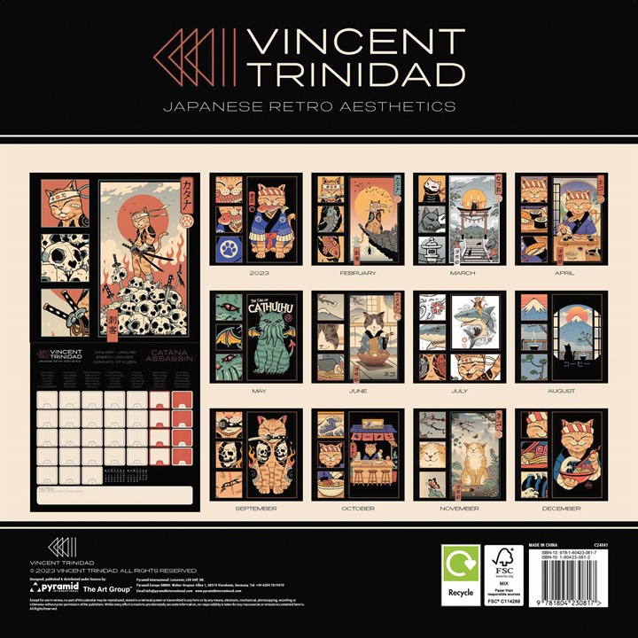 Vincent Trinidad Calendar 2024