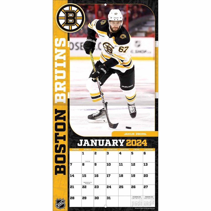 Boston Bruins NHL Calendar 2024