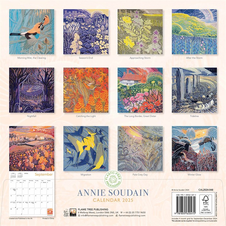 Annie Soudain Calendar 2025