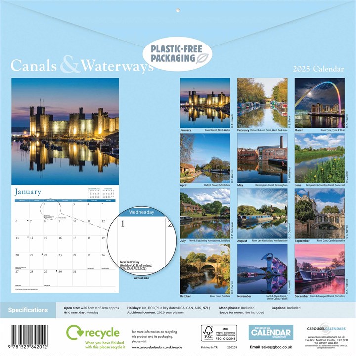 Canals & Waterways Calendar 2025