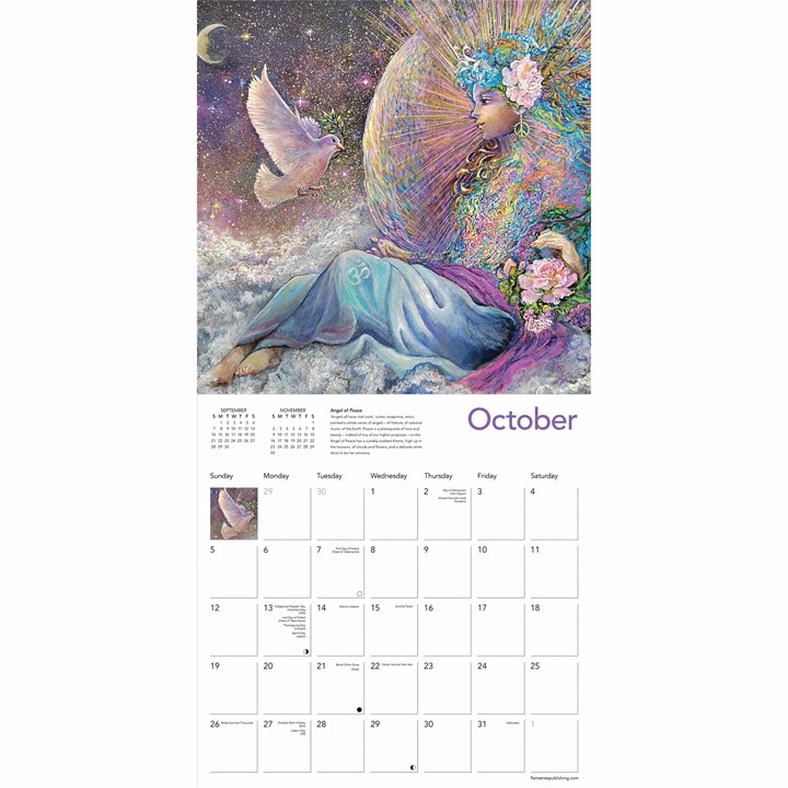 Josephine Wall, Celestial Journeys Calendar 2025