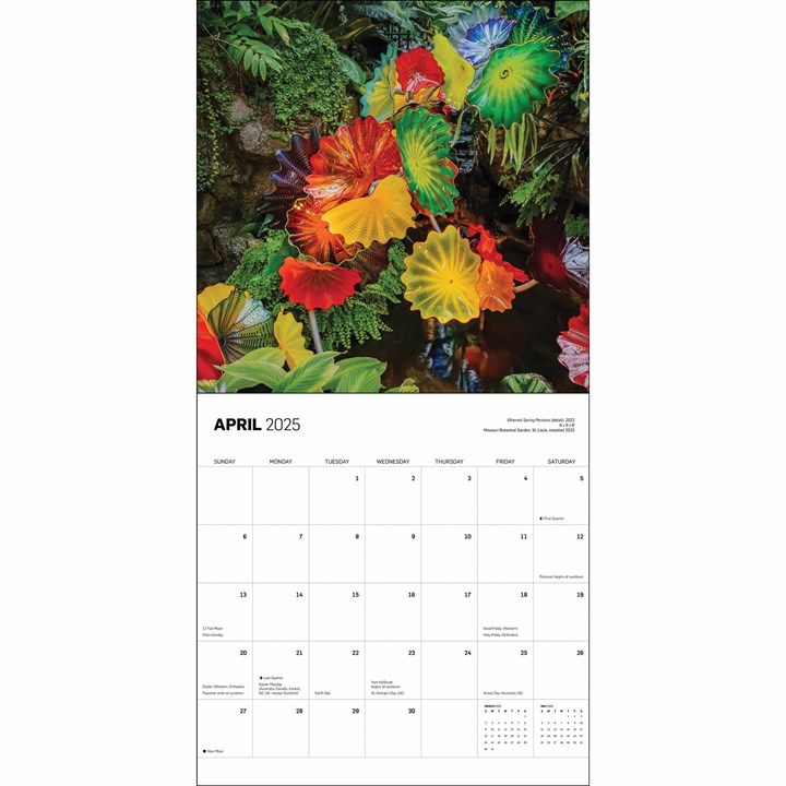 Chihuly Calendar 2025