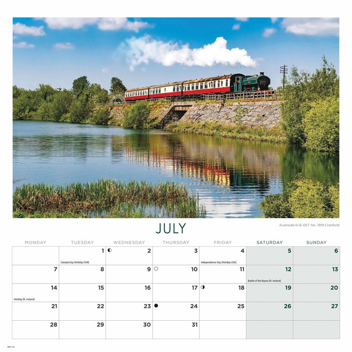 Country Railways Calendar 2025