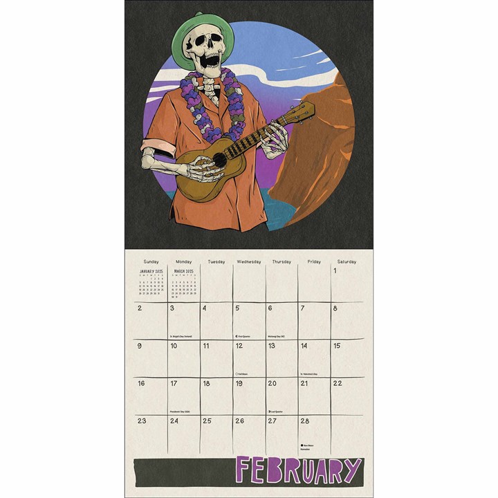 Death Takes a Holiday Calendar 2025