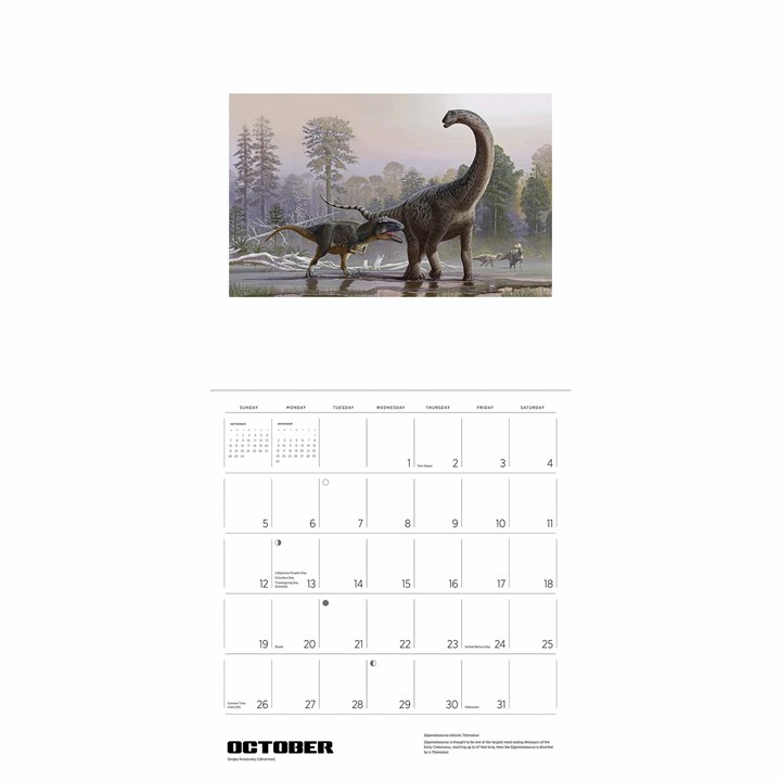 Dinosaurs, The Art Of Sergey Krasovskiy Calendar 2025