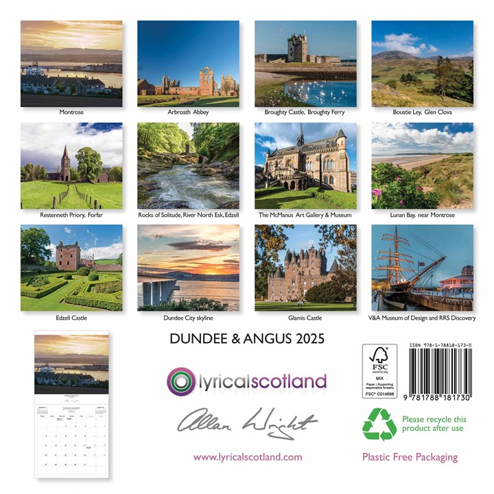 Dundee & Angus Mini Calendar 2025