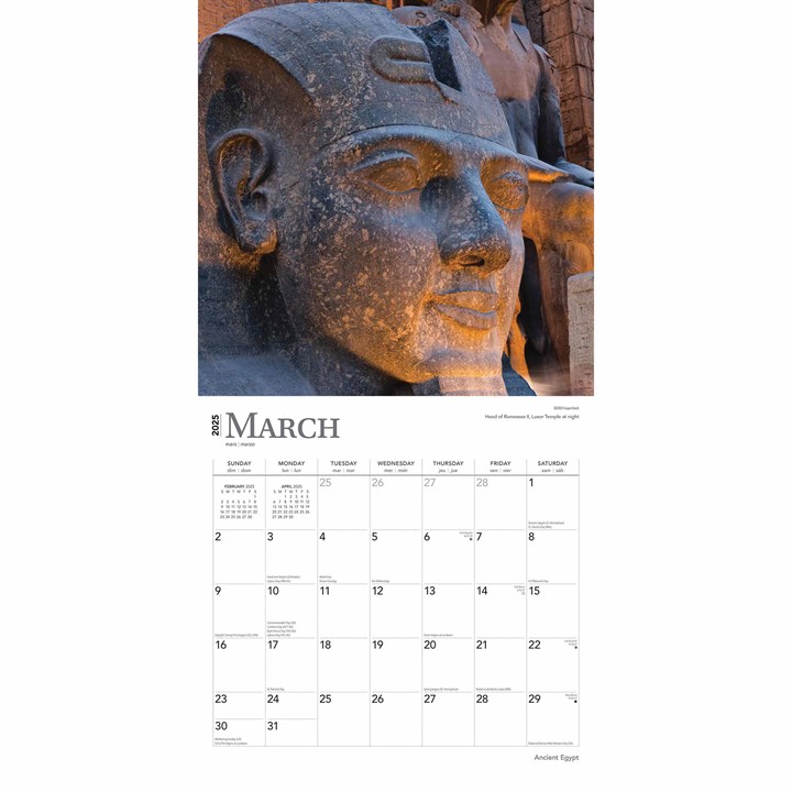 Ancient Egypt Calendar 2025