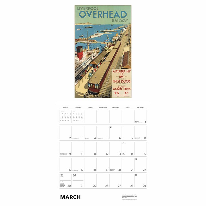 England By Rail Calendar 2025