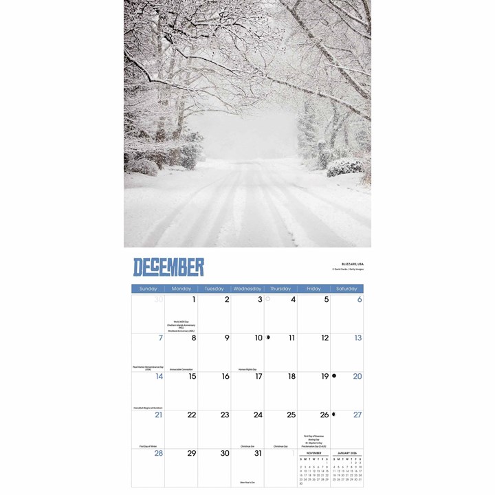 Extreme Weather Calendar 2025