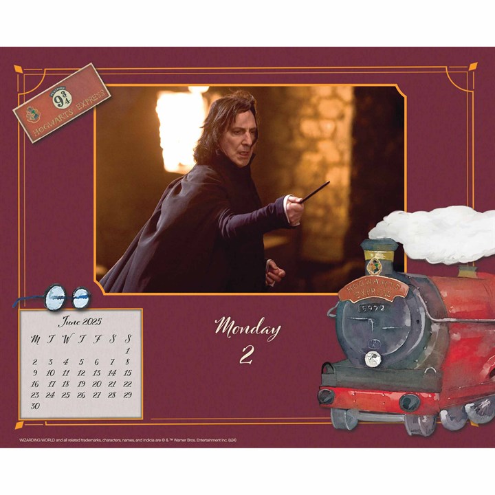 Harry Potter Desk Calendar 2025