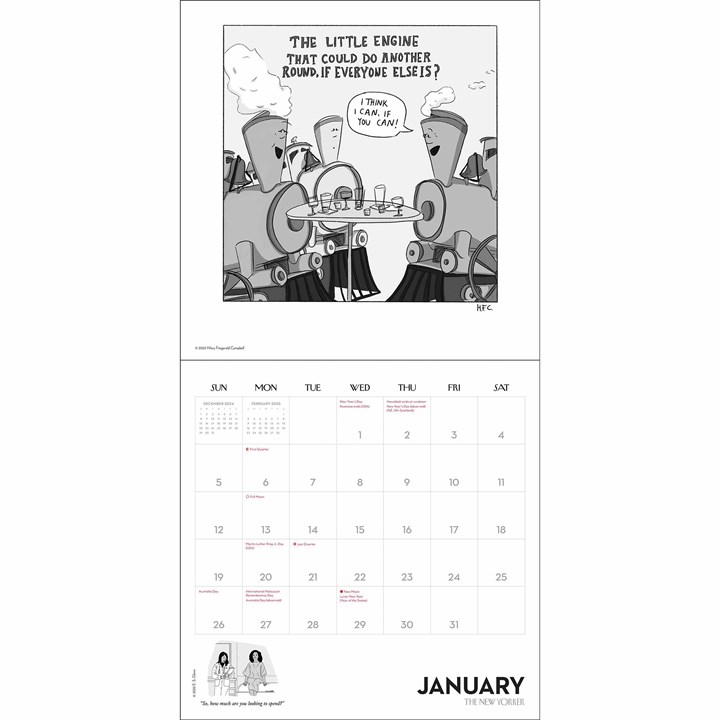 The New Yorker Calendar 2025