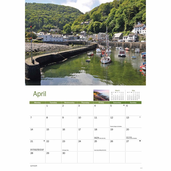 North Devon A4 Calendar 2025