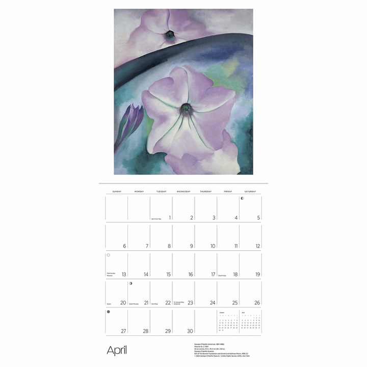 O'Keeffe Calendar 2025