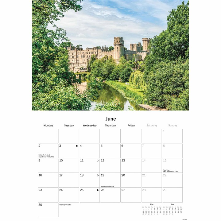 Shakespeare Country, StratfordUponAvon A5 Calendar 2025